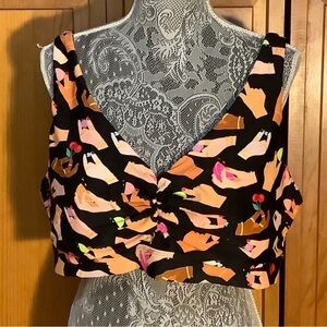 Eloquii Reversible Swim or Exercise Top - -2X